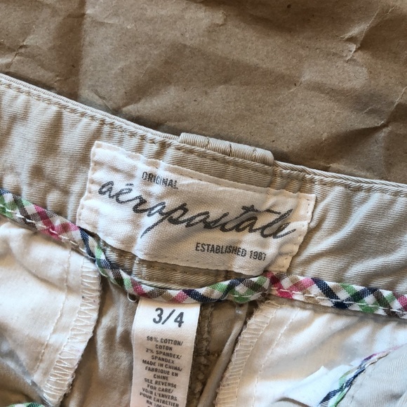 DONATED Light Khaki Shorts - Picture 3 of 4